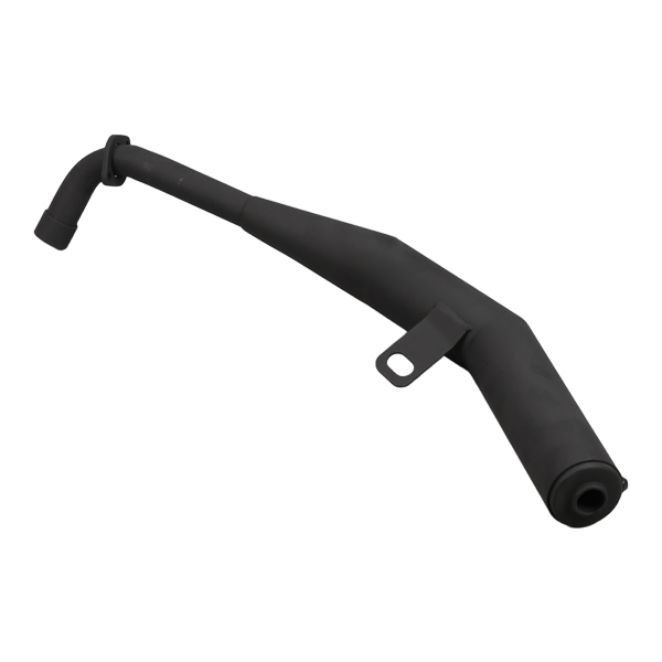 BS2330-DX MUNK UNDER EXHAUST IN BLACK  S/STEEL