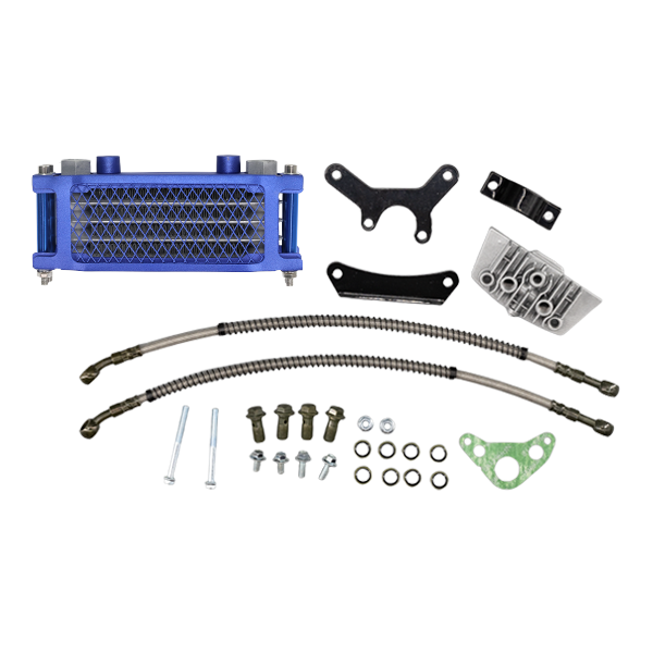 BS2338 - 3 LAYER OIL COOLER IN BLUE