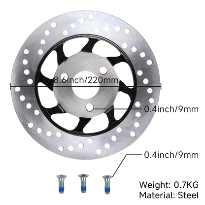 BS2341 - 220mm Beveled Disc Plate For BS1724 / BS1725