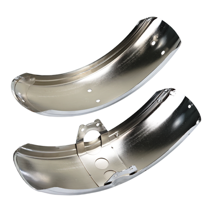 BS2370 - DX High Quality Chrome Front & Rear Fenders