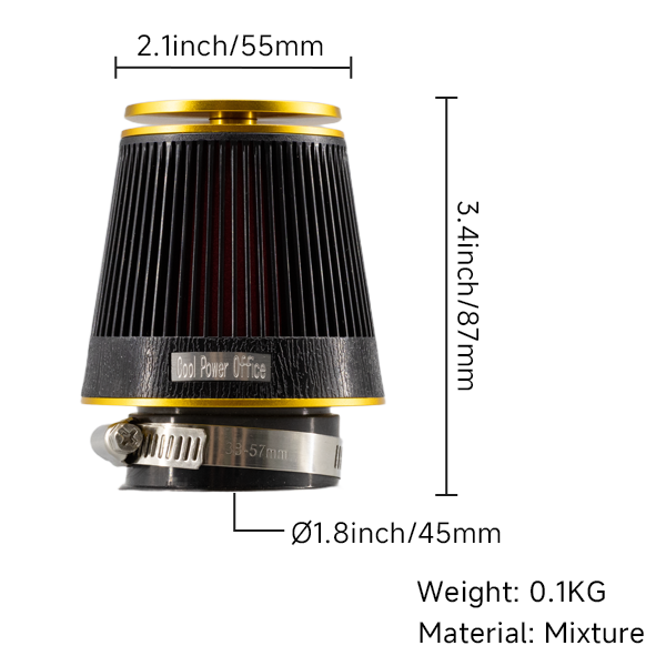 BS2465 - CPO HIGH QUALITY AIR FILTER 46MM