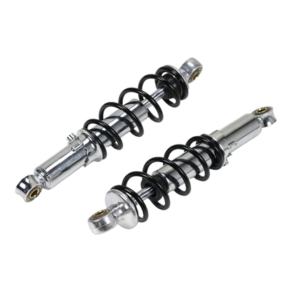 BS2508 - REAR BLACK AND CHROME REAR SHOCKS 280MM