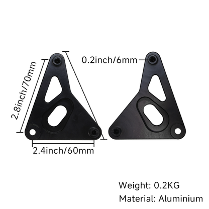 BS2512-aluminum light holder For dax st125 BLACK