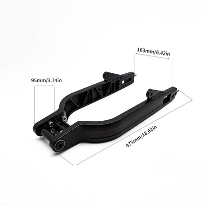 BS2535 - FX CNC  DX ALLOY IN BLACK   5+CM SWING ARM