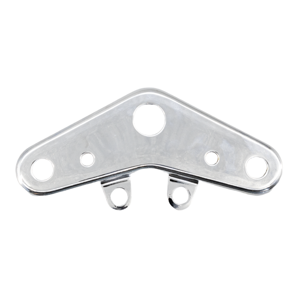 BS2560 - CHROME METAL TOP PLATE FOR DX FORKS