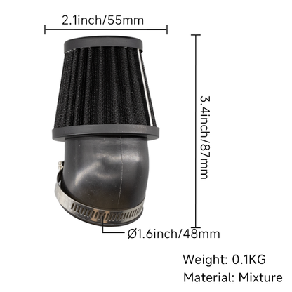 BS2584 - CPO ELBOW 48MM AIR FILTER