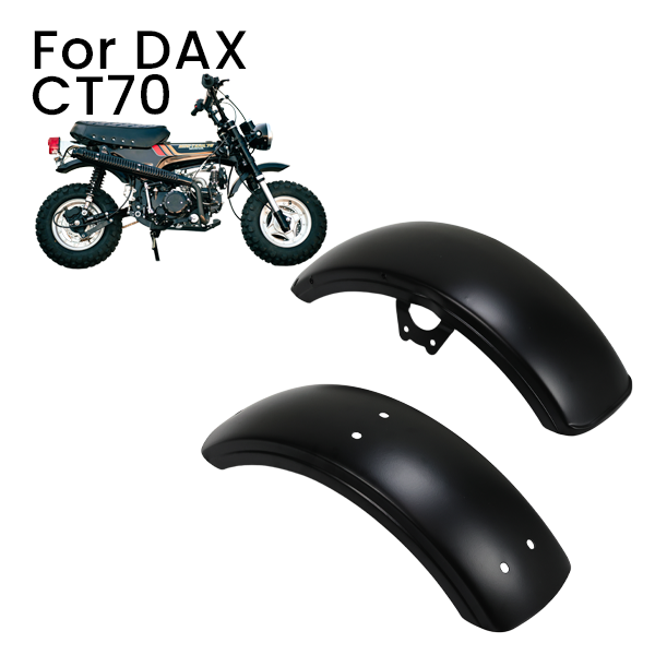 BS3028 - Front and Rear DAX Mud Guards In Black