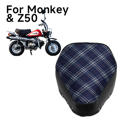 BS3035 - MUNK PEAR SHAPE SEAT IN BLUE CHECK