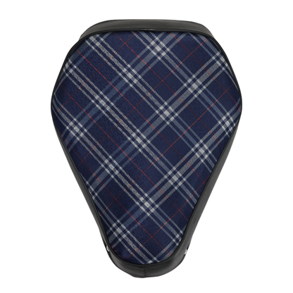 BS3035 - MUNK PEAR SHAPE SEAT IN BLUE CHECK
