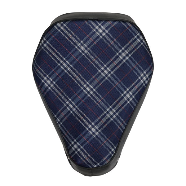 BS3035 - MUNK PEAR SHAPE SEAT IN BLUE CHECK