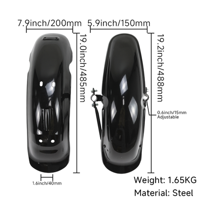 BS3115 - Chaly  Mudguards in Black
