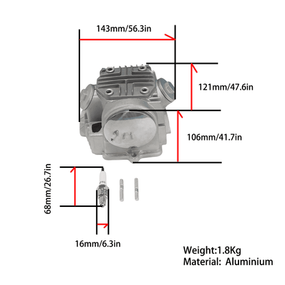 BS3178 - Lifan 70CC Complete Head