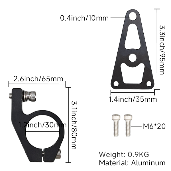 BS3305  - 30mm CNC Light Brackets