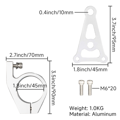 BS3307 - 45mm CNC Light Brackets