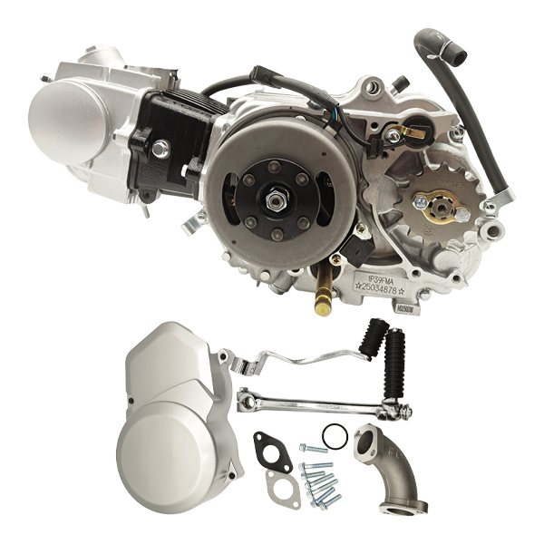BS3345 - 50cc 4 Speed Clutch Kick Start Only Colour Silver