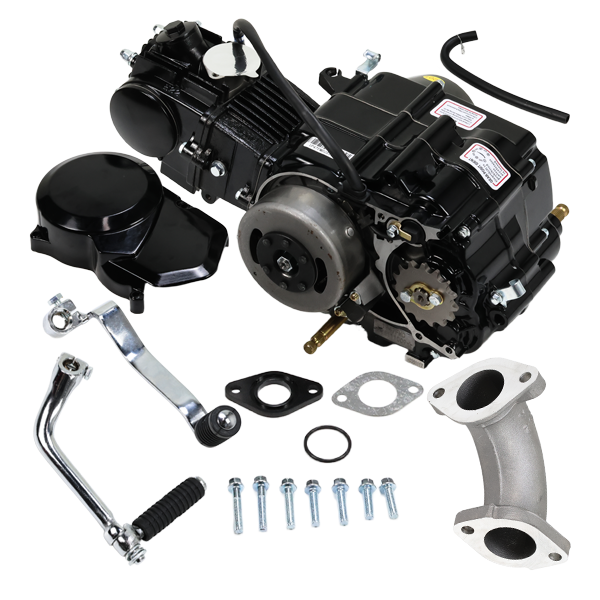 BS3348 - 70cc 4 Speed Manual Kick Only Black