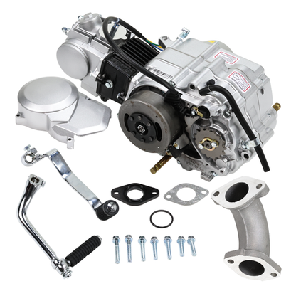 BS3349  - Lifan 70cc 4 Speed Manual Kick Silver