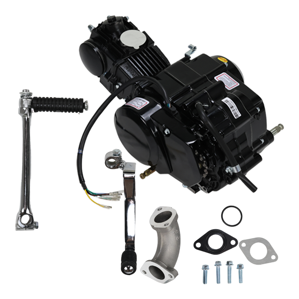 BS3351 - 50CC BLACK SEMI AUTO KICK START ENGINE
