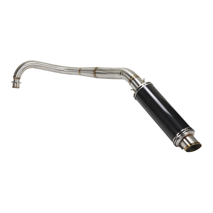 BS3454 - Stainless Steel pipe carbon styje muffer down swept Exhaust Dax Monkey Skyteam Zhenhua Euro 4