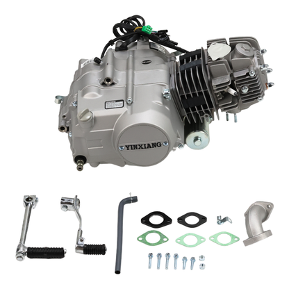 BS3578 - ELEC START - YX 125cc Semi Auto 4 Speed Elec Start and Kick Start Engine