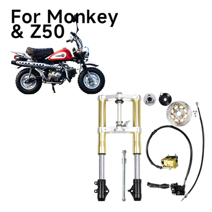 BS3599 - MUNK 45mm USD Gold Front Forks With Bevel Front Brake Disc