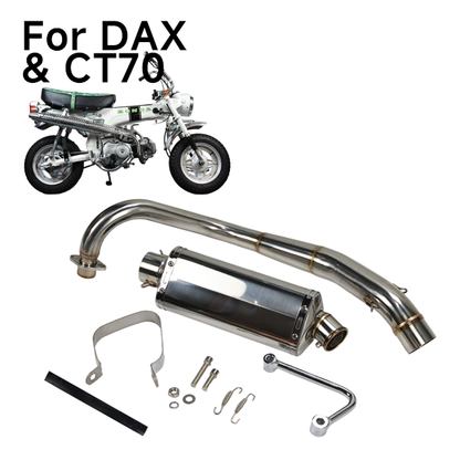 BS3623 - DX AND MUNK TRIANGLE SHAPE S/STEEL EXHAUST