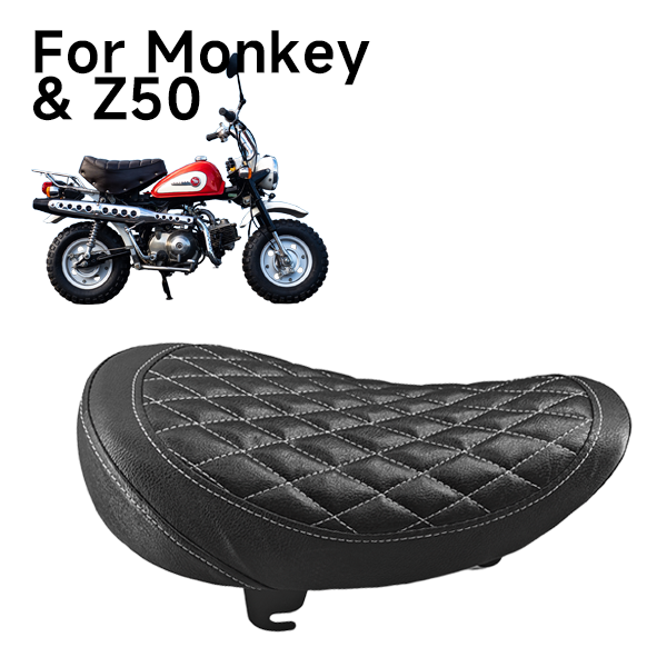 BS3713 - MUNK LOW SEAT WITH WHITE STITCHING  DIAMOND PATTERN