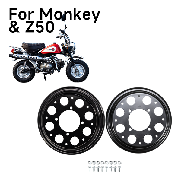 BS3715 - 2.5-8" Aluminum Wheel Black
