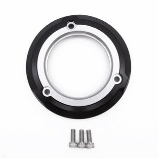 BS3721 - 4 Gear Engine Decoration Cover / Black Exterior & Amp Silver Interior /6061 T6 CNC