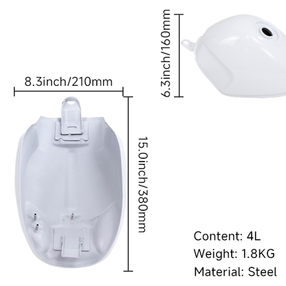 BS3775 - Fuel Tank PBR In White