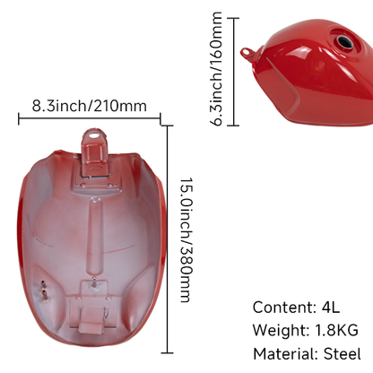 BS3776 - Fuel Tank PBR In Red