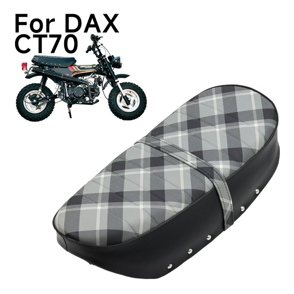 BS3781 - Grey And Black Check Seat For 2.4Ltr Frame DAX