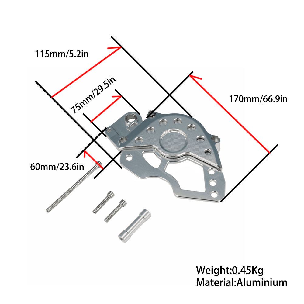 BS3826 - HONDA ST 125 AFTER MARKET CNC ENGINE SPROCKET COVER