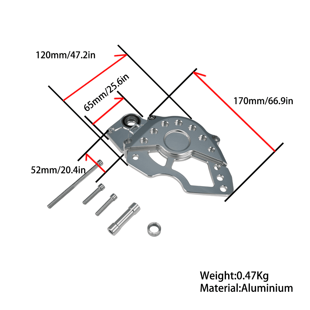 BS3828 - HONDA MONKEY Z 125 AFTER MARKET CNC ENGINE SPROCKET COVER