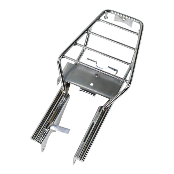 BS3837 - MUNK Rear Rack In Chrome Metal