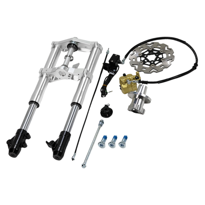 BS3849 - SILVER MUNK USD FORK WITH FLOATING BRAKE DISC