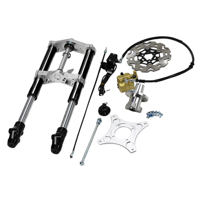 BS3851 - BLACK DX USD FORK WITH FLOATING BRAKE DISC