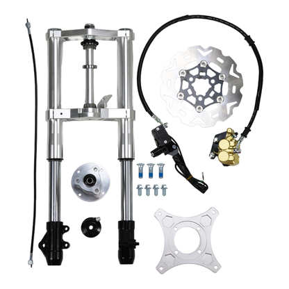 BS3852 - SILVER DX USD FORK WITH FLOATING BRAKE DISC