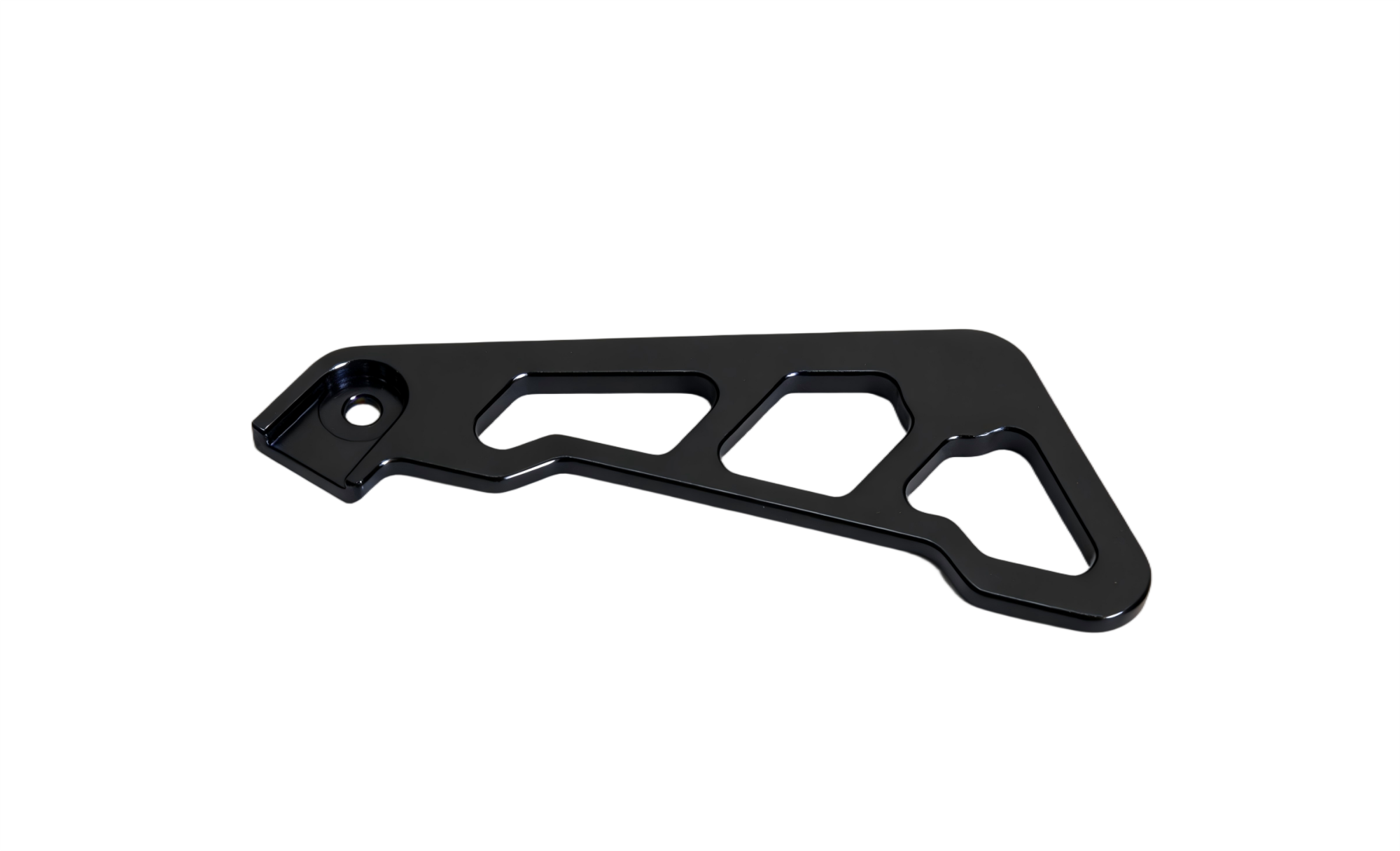 BS3857 - Front Brake Line Bracket Black
