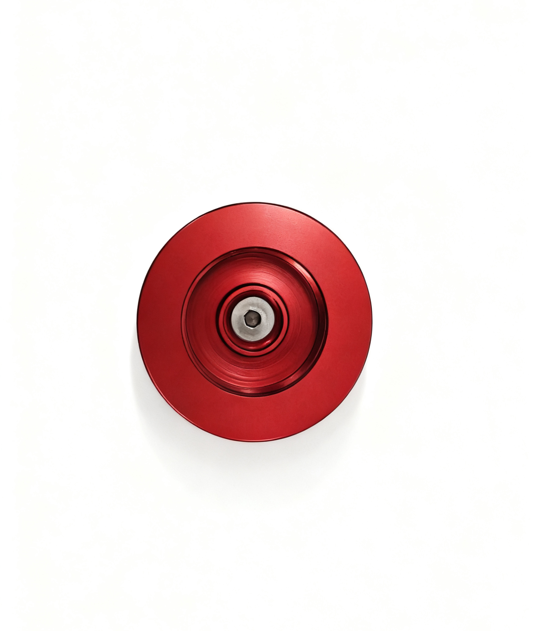 BS3860 - - STEERING STEM TOP NUT IN RED