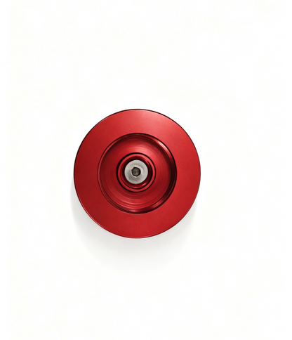 BS3860 - - STEERING STEM TOP NUT IN RED