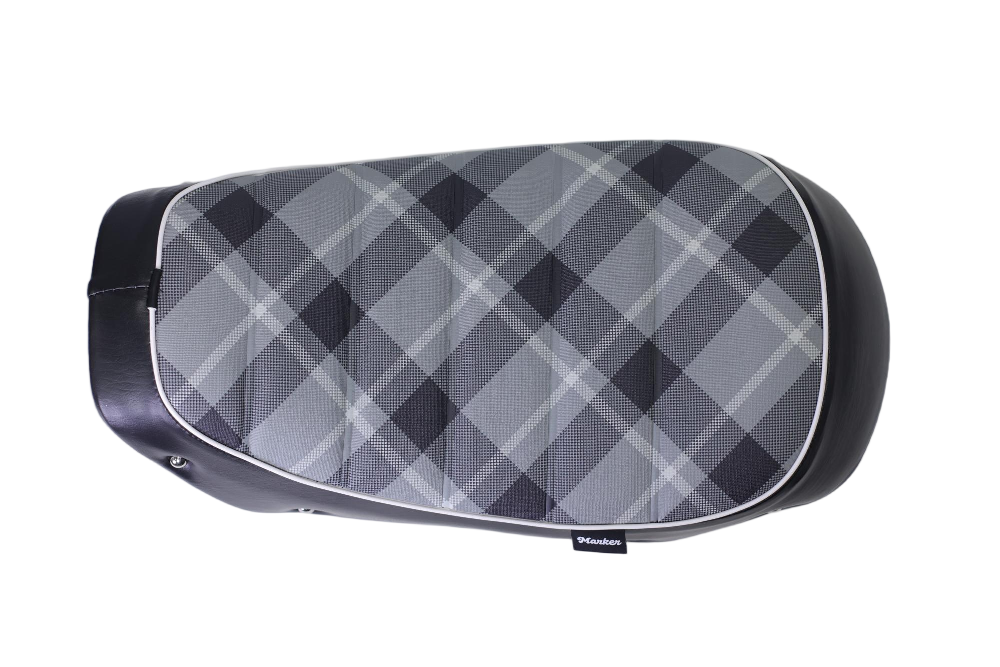 BS3873 - Grey Check Lower Seat For HONDA MONKEY 125 And Manken Motor Bikes