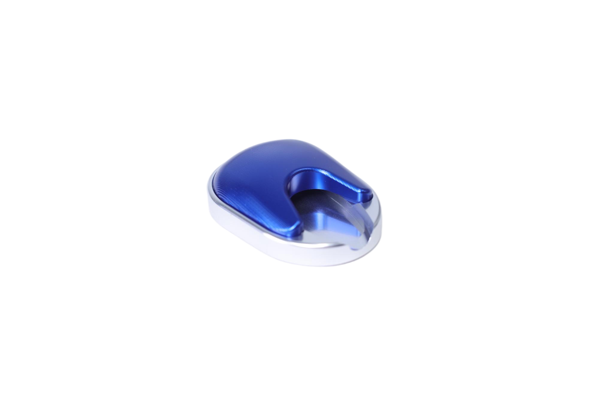 BS3877 - CNC SIDE STAND COVER IN BLUE FOR HONDA MONKEY 125