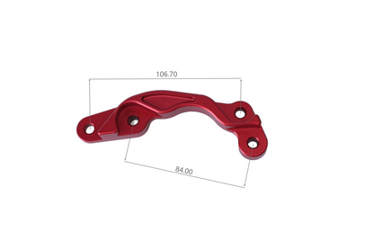 BS3892 - Adapter Bracket For Front 4-Pot Caliper In Black