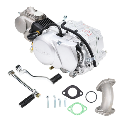 BS3927 - Semi Auto 50cc Lifan Kick Start Engine In Silver