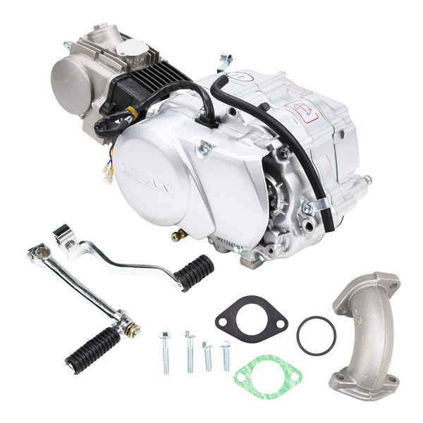 BS3927 - Semi Auto 50cc Lifan Kick Start Engine In Silver