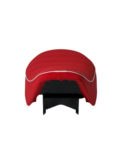 BS3929 - HONDA MONKEY 125 AFTER MARKET RED AND WHITE PIPING SEAT