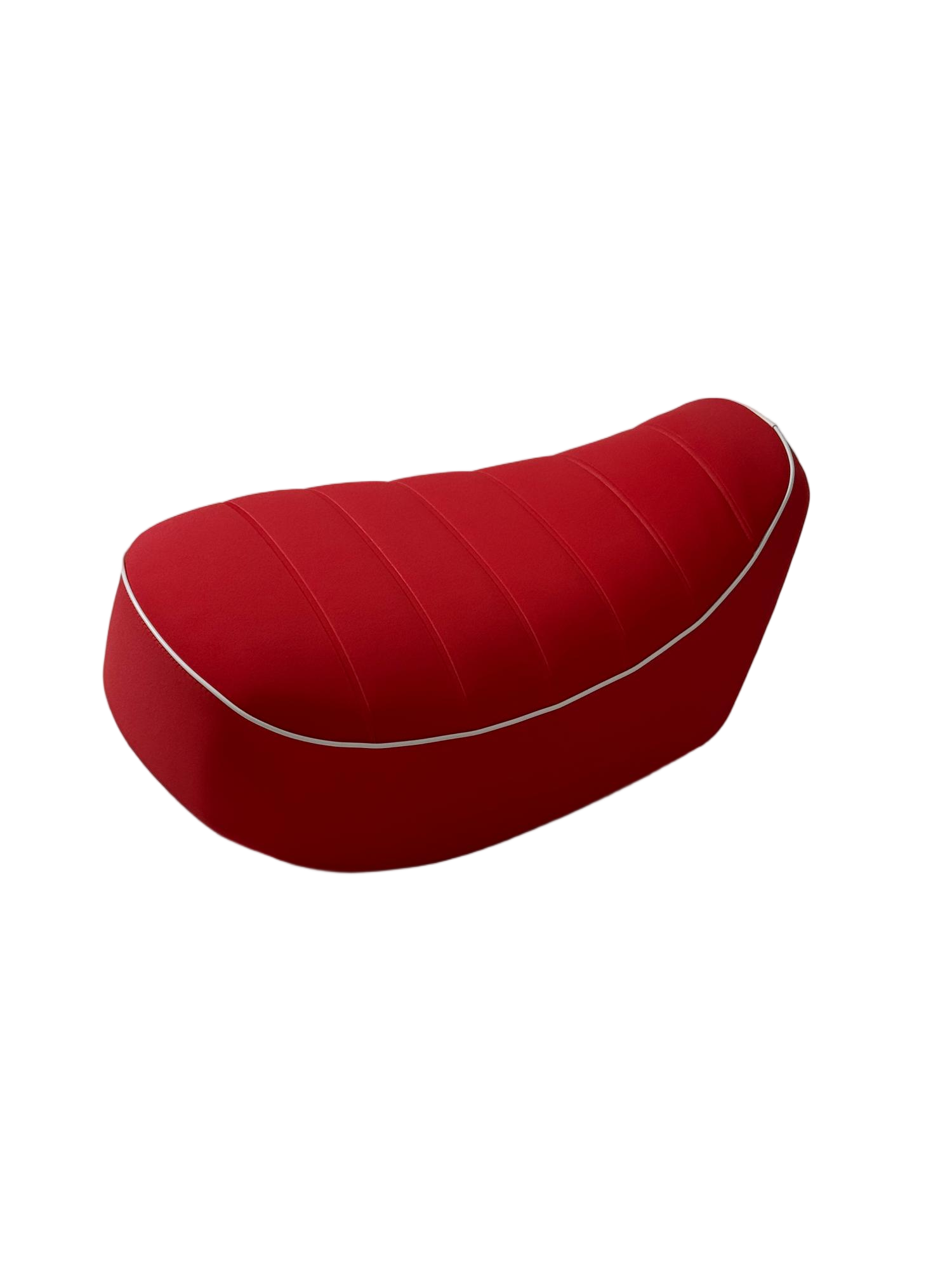 BS3929 - HONDA MONKEY 125 AFTER MARKET RED AND WHITE PIPING SEAT