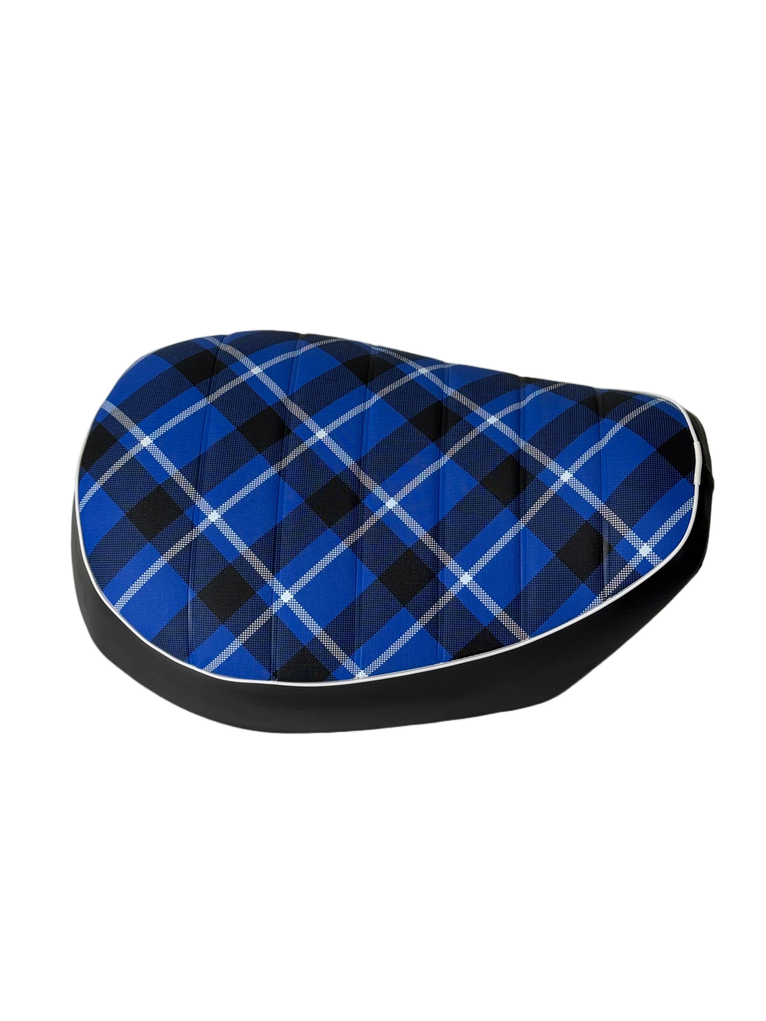 BS3932 - HONDA MONKEY 125 AFTER MARKET  BLUE AND WHITE CHECK SEAT