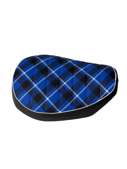 BS3932 - HONDA MONKEY 125 AFTER MARKET  BLUE AND WHITE CHECK SEAT